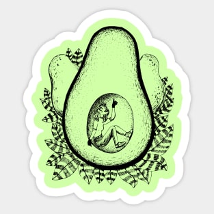 Avocado investigation Sticker